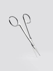 Surgical instrument on white background