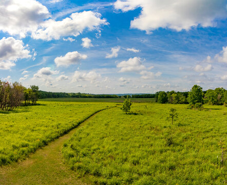 Wide open praire on a summer day