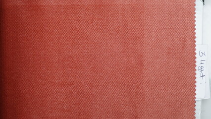 red leather cover on fabric