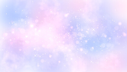 きらきら　靄　星　夢イメージ　抽象的な背景装飾イラスト