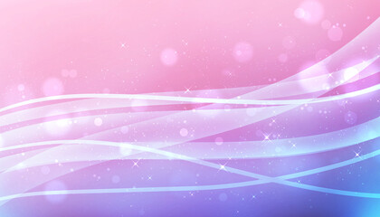光の線のきらきら背景イラスト　ピンクと青のグラデーション