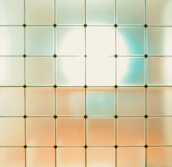 Abstract background of a transparent partition in a cube