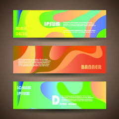 Vector  banner design.	Abstract geometric pattern background for brochure cover design. 
