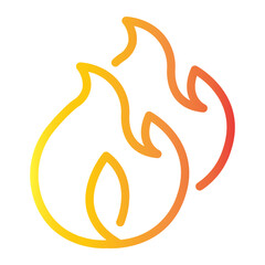 fire gradient icon