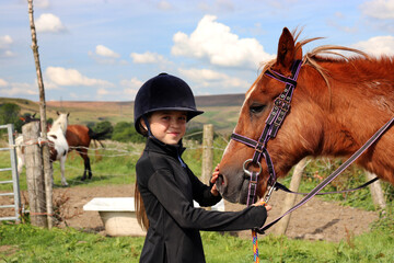 girl and horse