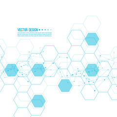 Scientific abstract background