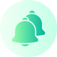 bell flat gradient icon