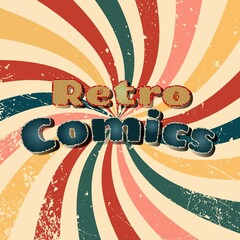 Obraz premium Retro_background, retro style, vintage background, comics, magazine cover, dust background, scuffed background