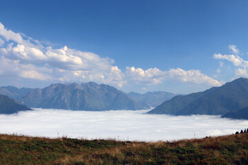cloud over mountains :Ka&ccedil;kar Mountains 