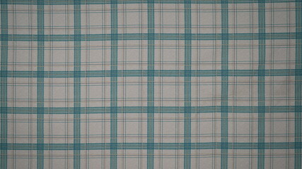 green plaid fabric texture