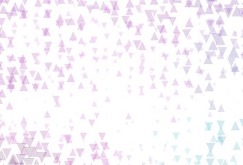 Light Pink, Blue vector layout with circles, lines.