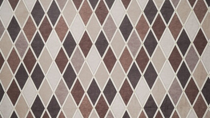 Geometric seamless pattern on fabric