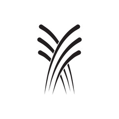 Obraz premium Fountain icon logo design template