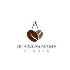 coffee bean icon vector