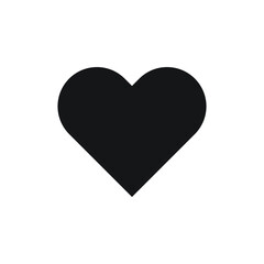 Heart icon vector