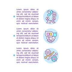 Online messaging benefits concept line icons with text. PPT page vector template with copy space. Brochure, magazine, newsletter design element. Global connection linear illustrations on white