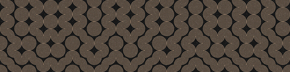 Abstract Geometric Pattern generative computational art illustration