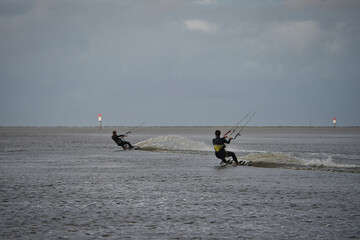 Fototapeta premium Kitesurfer
