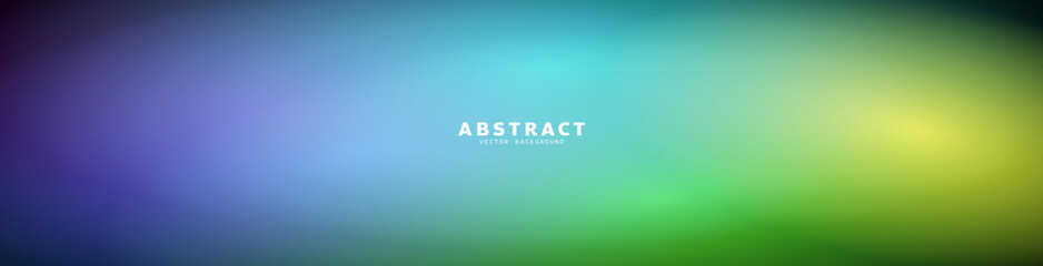 Abstract banner Colorful geometric background , Colorful blurred yellow green blue and purple  Color , Modern background design for presentation design , illustration Vector EPS 10