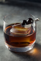Boozy Refreshing Chocolate Old Fashioned Cocktail