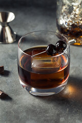 Boozy Refreshing Chocolate Old Fashioned Cocktail