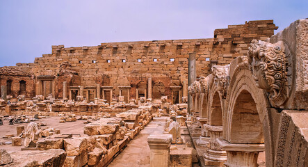 Sabratha ruins in the Libya