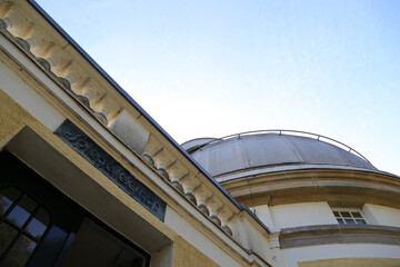 Fototapeta premium details einer Sternwarte in Hamburg Bergedorf, Deutschland