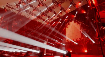 concert event, stage, sound, light, special effects. Festival, concert, stadium, sound portals.