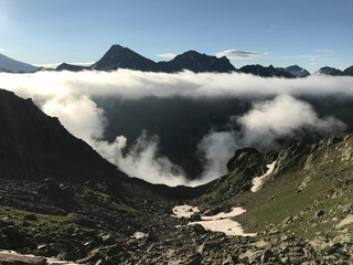 landscape with clouds