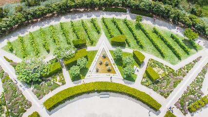 Garden of the Chassiron lighthouse on the island of Oléron