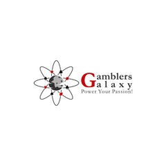 simple gambler and space vector logo