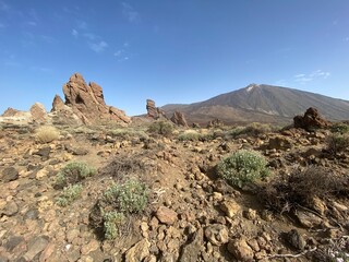volcano landscape teide