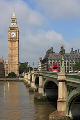 Obraz na płótnie Canvas Elizabeth Tower or Big Ben, London, UK