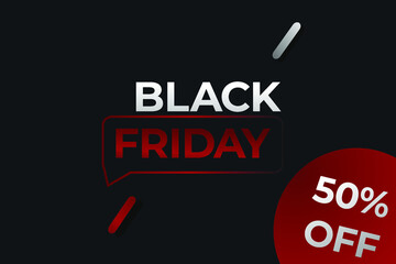 Obraz premium Black Friday Banner Modern Concept 