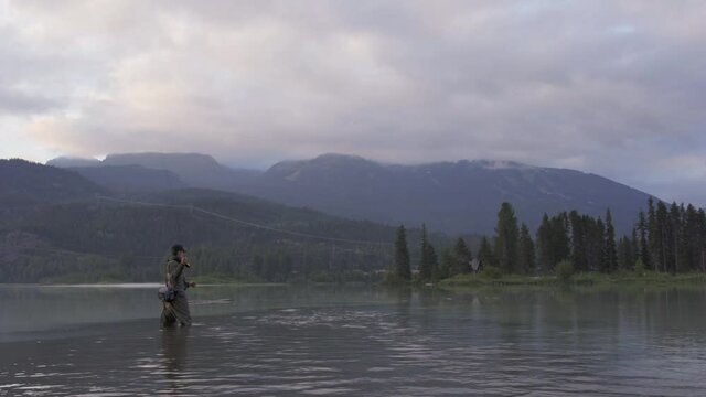 Fly Fishing in the Mountains