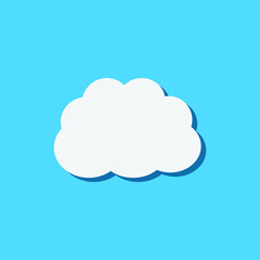 Clouds in the sky illustration vector