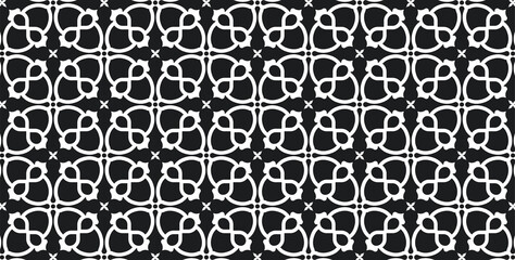 seamless flat ornament pattern