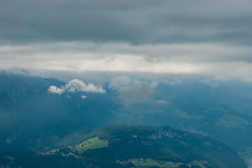 Mountain summer landscape of kanton Schwyz