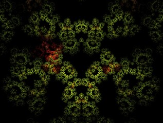 Imaginatory fractal background generated Image