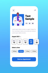 Fototapeta na wymiar medical app on smartphone screen innovative diagnosis online consultation healthcare concept