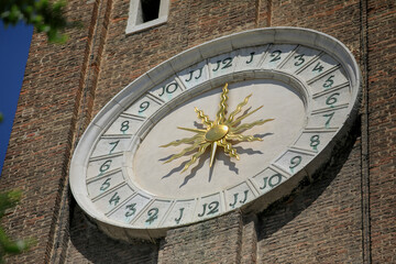 Clock of the tower bell, Church of 