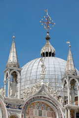 Fototapeta na wymiar Details of the beautiful St. Mark's Cathedral, Venice, Italy