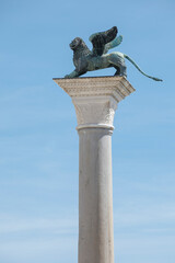 Lion at St. Mark's Square, Venice, Italy