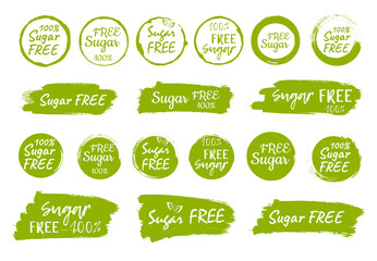 Sugar free icon, vector illustration