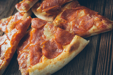 Pizza delicious and fast food