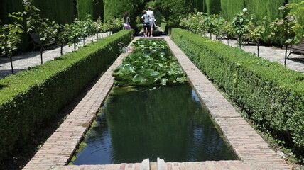 Alhambra Gardens, Granada, Spain
