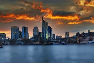 Frankfurt am Main Skyline - Wolkenkratzer © Uwe