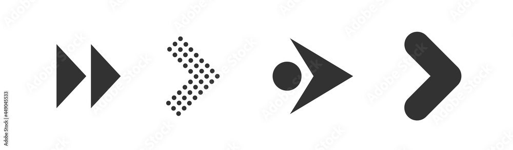 Poster arrows black set icons. arrow vector collection.. cursor. modern simple arrows.