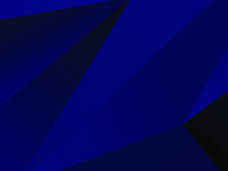 Obraz premium Polygonal geometric background. Dark blue colour, Vector illustration
