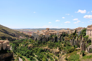 Fototapeta na wymiar General view of the old town of Cuenca